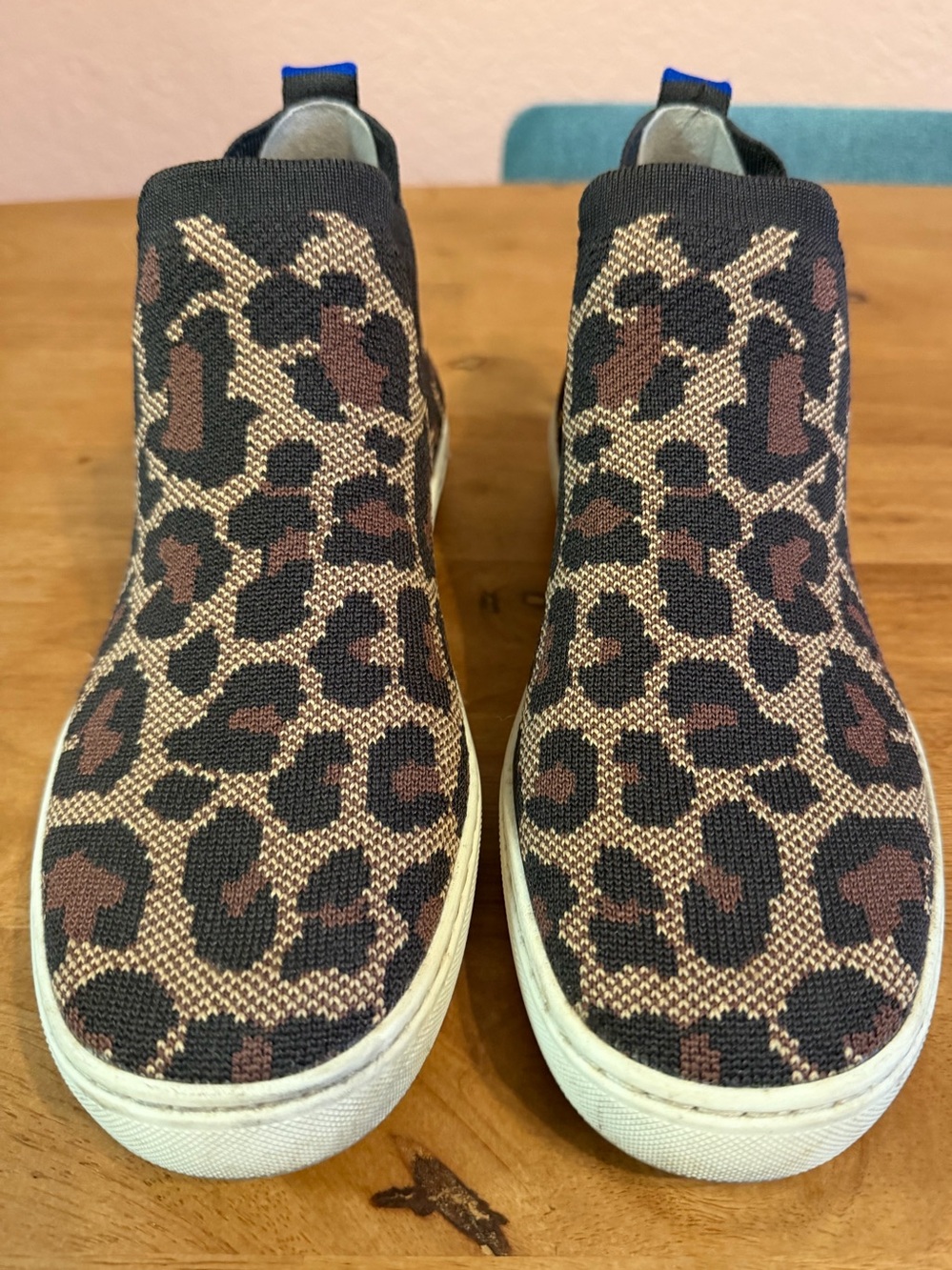 Rothy’s Leopard Print Chelsea Boot